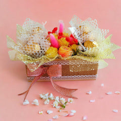    Chocolate Flower Bouquet Elegant available online at SweeDesi
