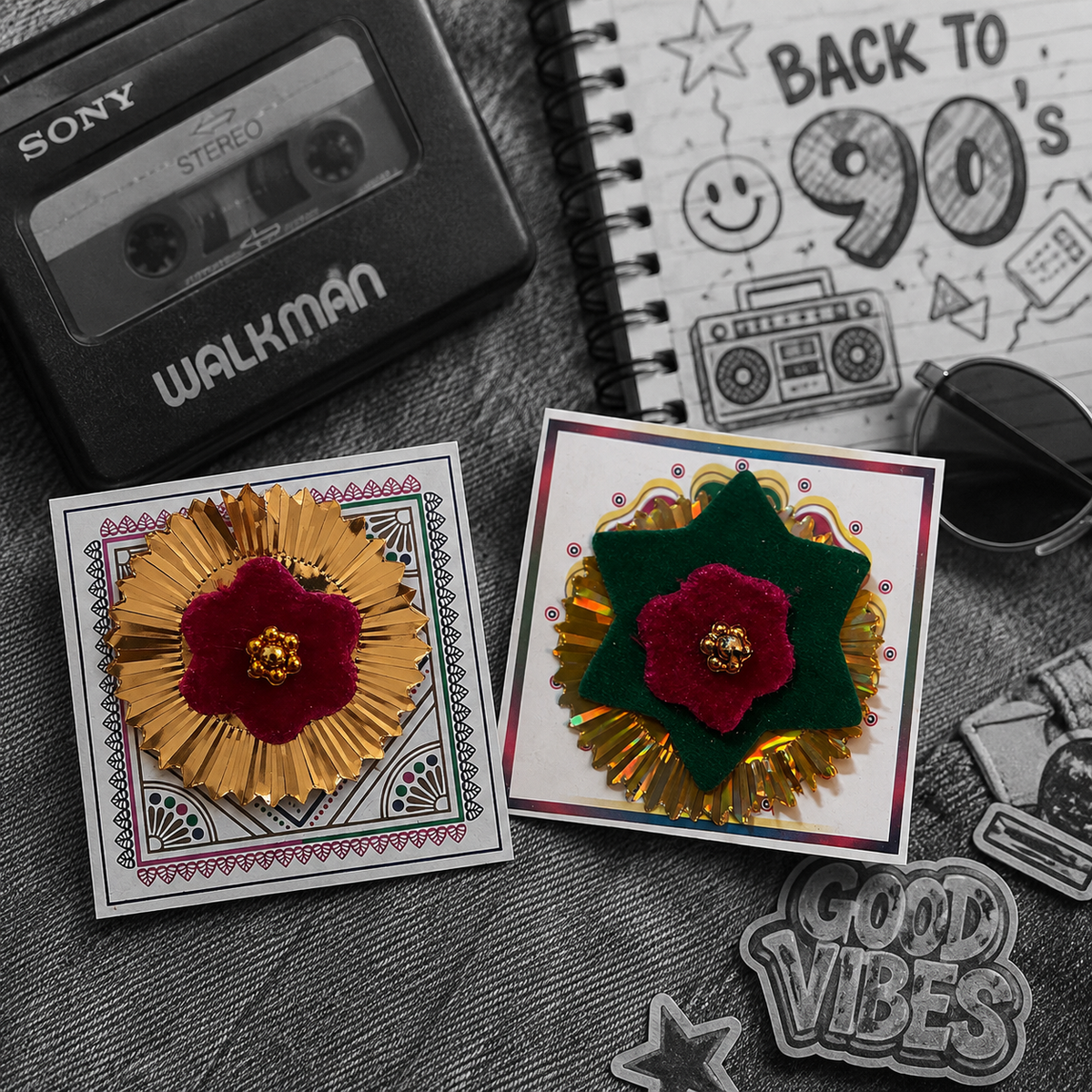 Nostalgic 90s Rakhi Set - SweeDesi
