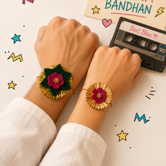 Nostalgic 90s Rakhi Set - SweeDesi
