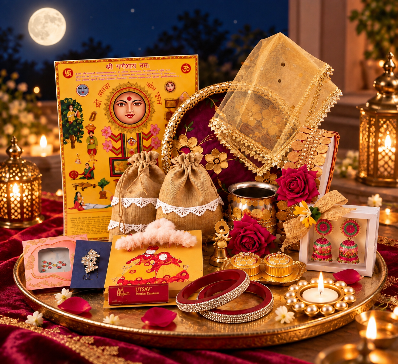 Karwa Chauth Shagun Hamper - SweeDesi