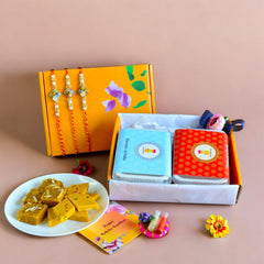    Bandhan Rakhi Hamper 36 available online at SweeDesi