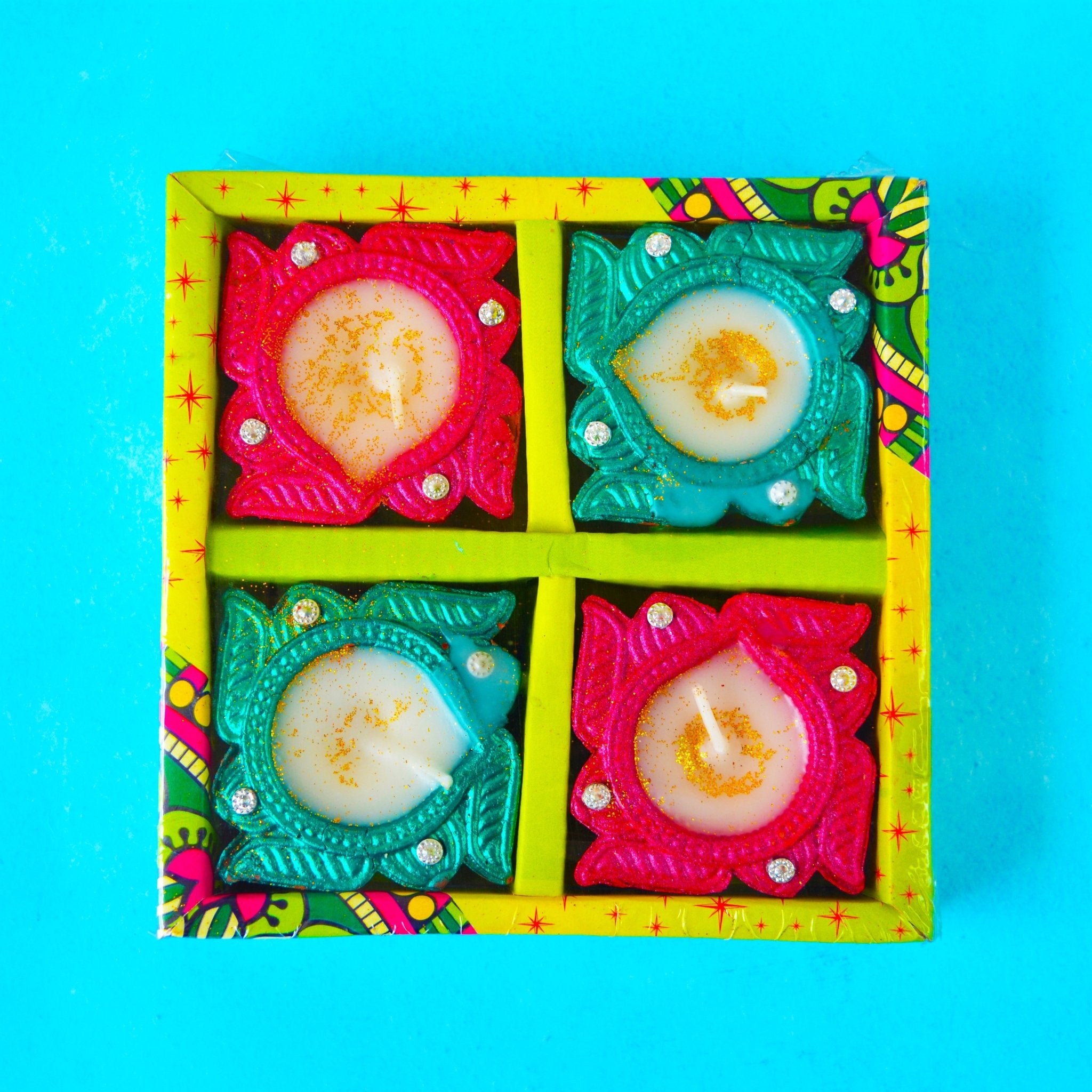 Decorative Clay Diya - SweeDesi