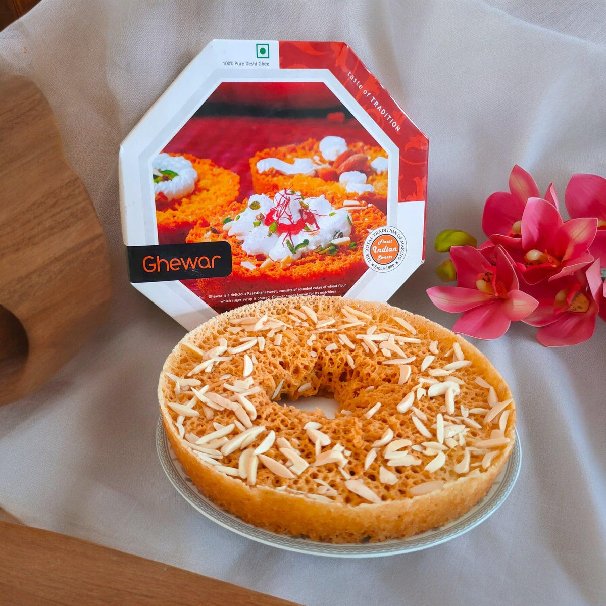    Meetha Ghewar - 1Pc available online at SweeDesi