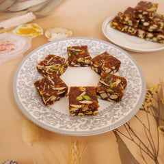    Anjeer Dryfruit Barfi - 400gm available online at SweeDesi