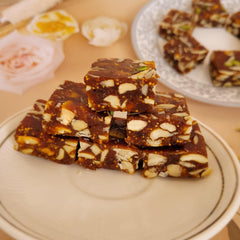    Anjeer Dryfruit Barfi - 400gm available online at SweeDesi