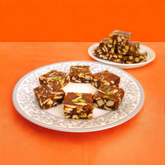    Anjeer Dryfruit Barfi - 400gm available online at SweeDesi
