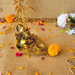 Brass Ganpati Petal - SweeDesi