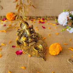 Brass Ganpati Petal - SweeDesi