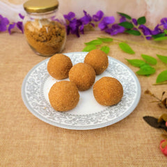    Gud Aata Laddu - 500gm available online at SweeDesi