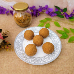    Gud Aata Laddu - 500gm available online at SweeDesi