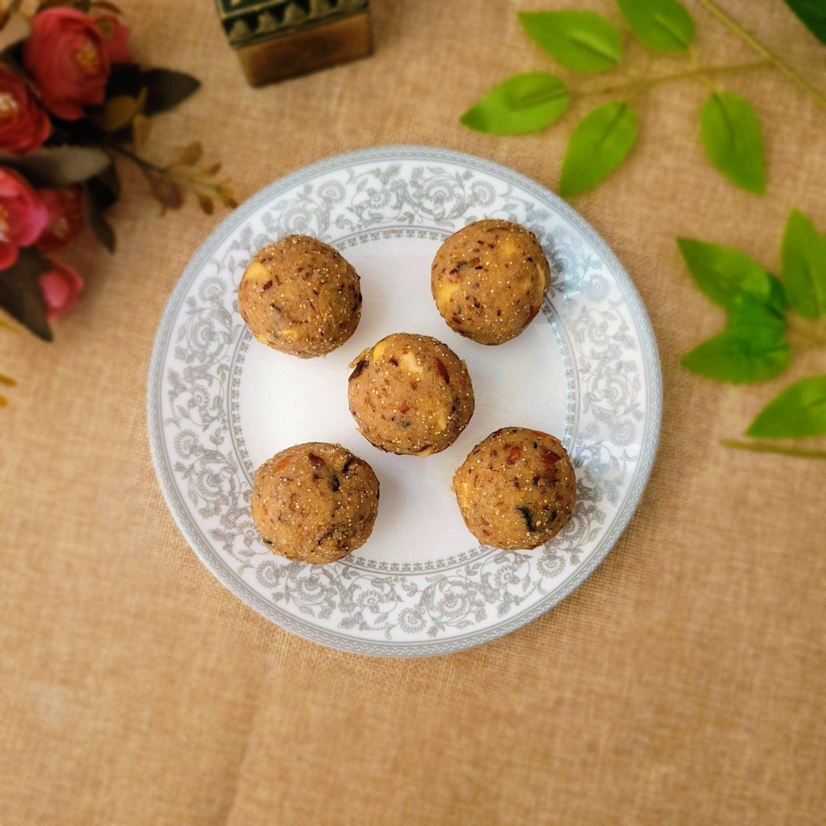    Khajoor Laddu - 500gm available online at SweeDesi