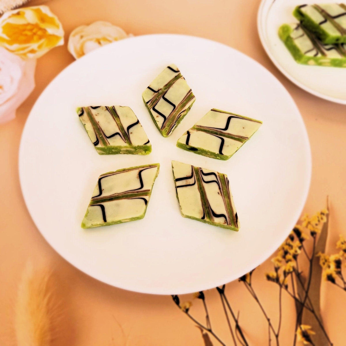    Kiwi Kaju Katli - 400gm available online at SweeDesi