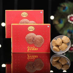    Mathura Peda - 400gm available online at SweeDesi