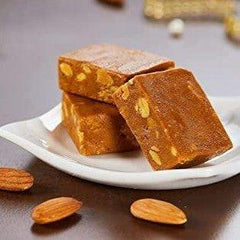 Roasted Chana Badam Barfi - 400gm - SweeDesi