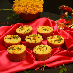    Tiny Malai Ghewar - DIY available online at SweeDesi